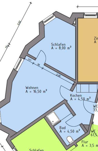 Waldplatzpalais Apartment Leipzig Bagian luar foto